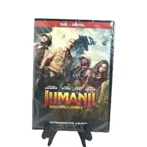 DVD Jumanji: Welcome to the Jungle 2017 Movie Dwayne Johnson Jack Black New_BQ